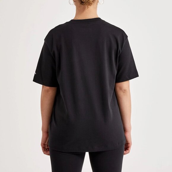 BNWT WOMEN'S NIKE JORDAN FLIGHT BOXY GRAPHIC T SHIRT BLACK US SIZE LARGE (L) - Picture 2 of 9